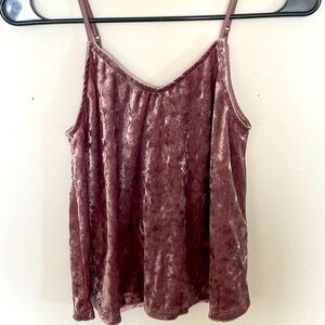 Velvet tank top
